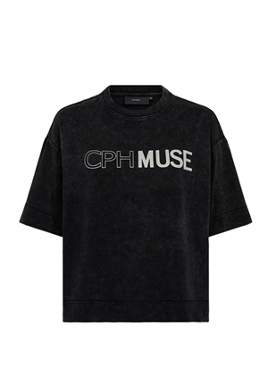 Muse Logo short tee Sort Copenhagen Muse 